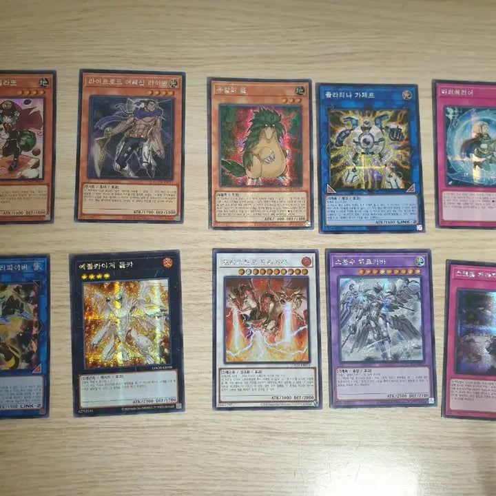 [BUNJANG] Yu-Gi-Oh! Secret Rare Cards Bundle Set (10 Cards) / 유희왕카드 시크릿 레어 10장 일괄