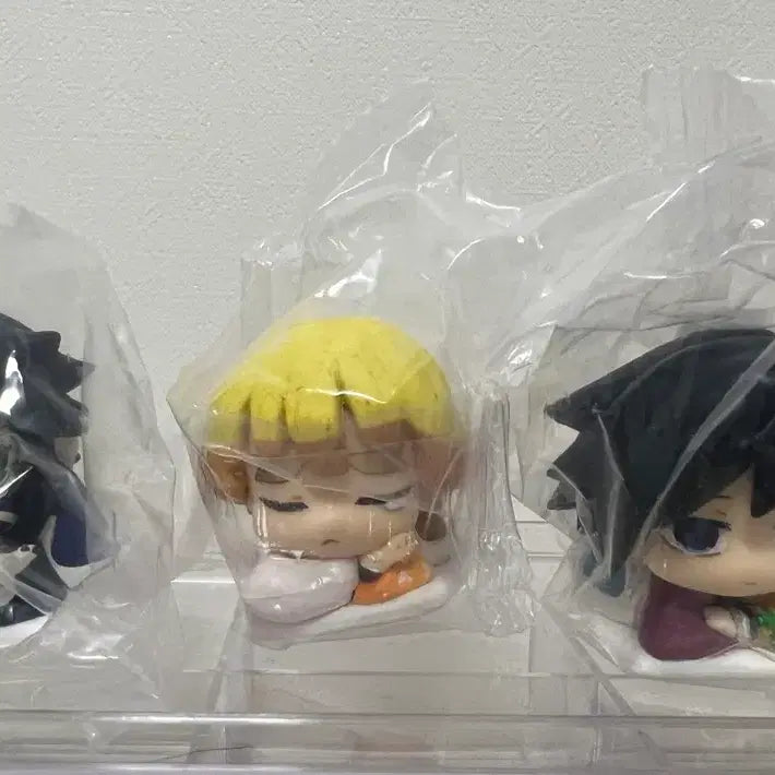 [BUNJANG] Demon Slayer Onemutan 3-Figure Bundle (Giyu, Zenitsu, Kaigaku) - Sealed / 미개봉)귀멸의칼날 오네무탄 3종일괄 기유 젠이츠 카이가쿠