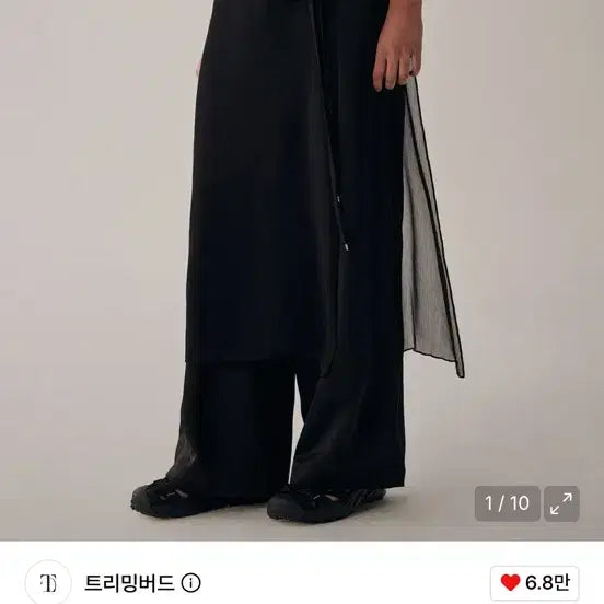 [BUNJANG] trimmingbird See-Through Strap Wrap Pants / 트리밍버드 See-Through Strap Wrap Pants