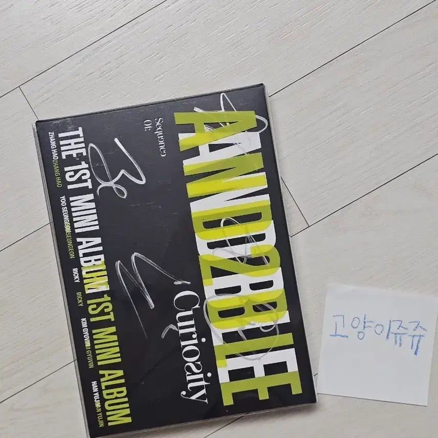 [BUNJANG] Double Debut 1st Mini Album Signed CD / 앤더블 데뷔 1집 미니앨범 싸인 시디 팝니다 SELL