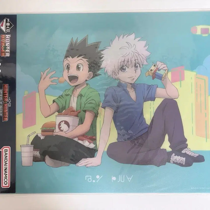 [BUNJANG] Hunter x Hunter Ichiban Kuji H Prize Visual Board Poster Gon &amp; Killua / 헌터헌터 제일복권 h상 비주얼보드 포스터 곤 키르아