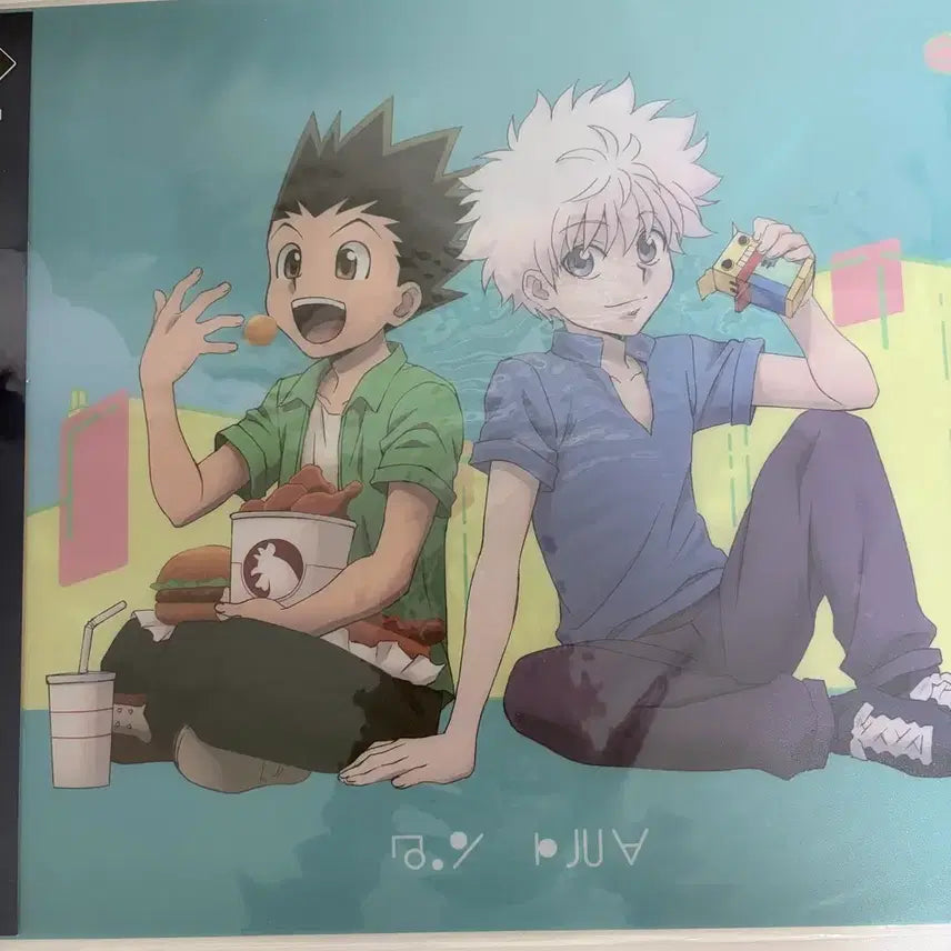 [BUNJANG] Hunter x Hunter Ichiban Kuji H Prize Visual Board Poster Gon &amp; Killua / 헌터헌터 제일복권 h상 비주얼보드 포스터 곤 키르아