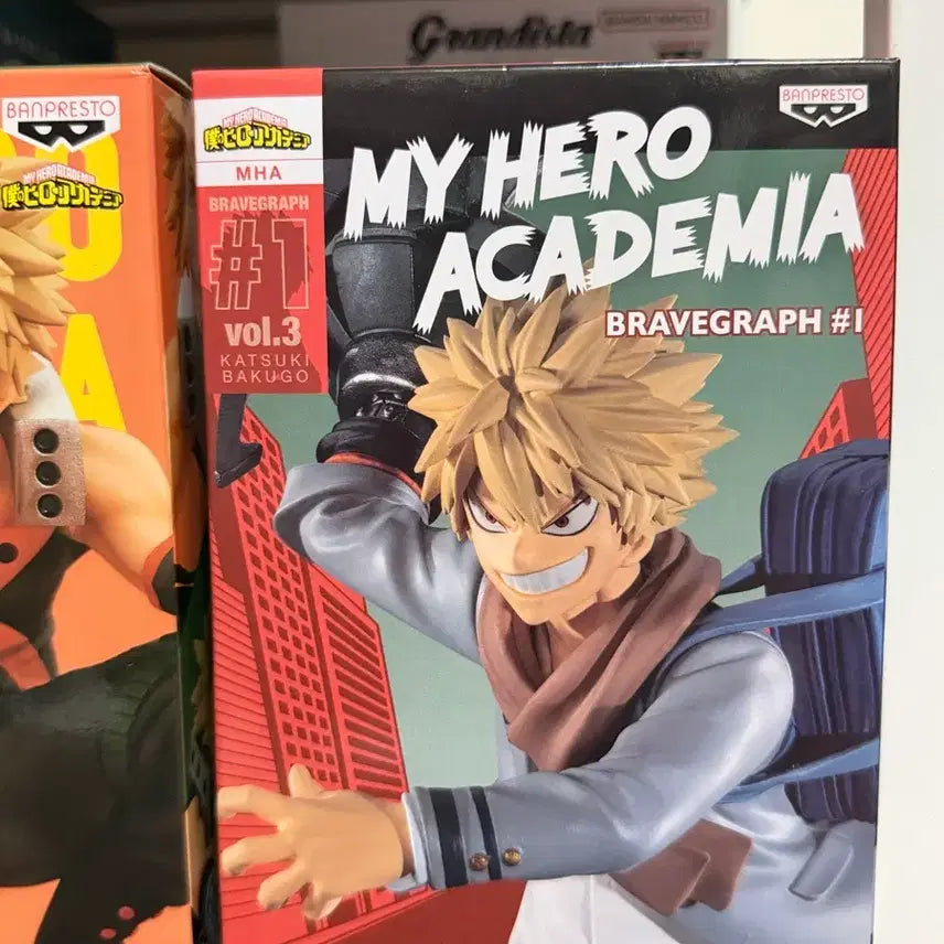 [BUNJANG] Banpresto My Hero Academia Katsuki Bakugo Bravegraph Figure / 히로아카 바쿠고 브레이프그래프 반프레스토 피규어 단순개봉전시