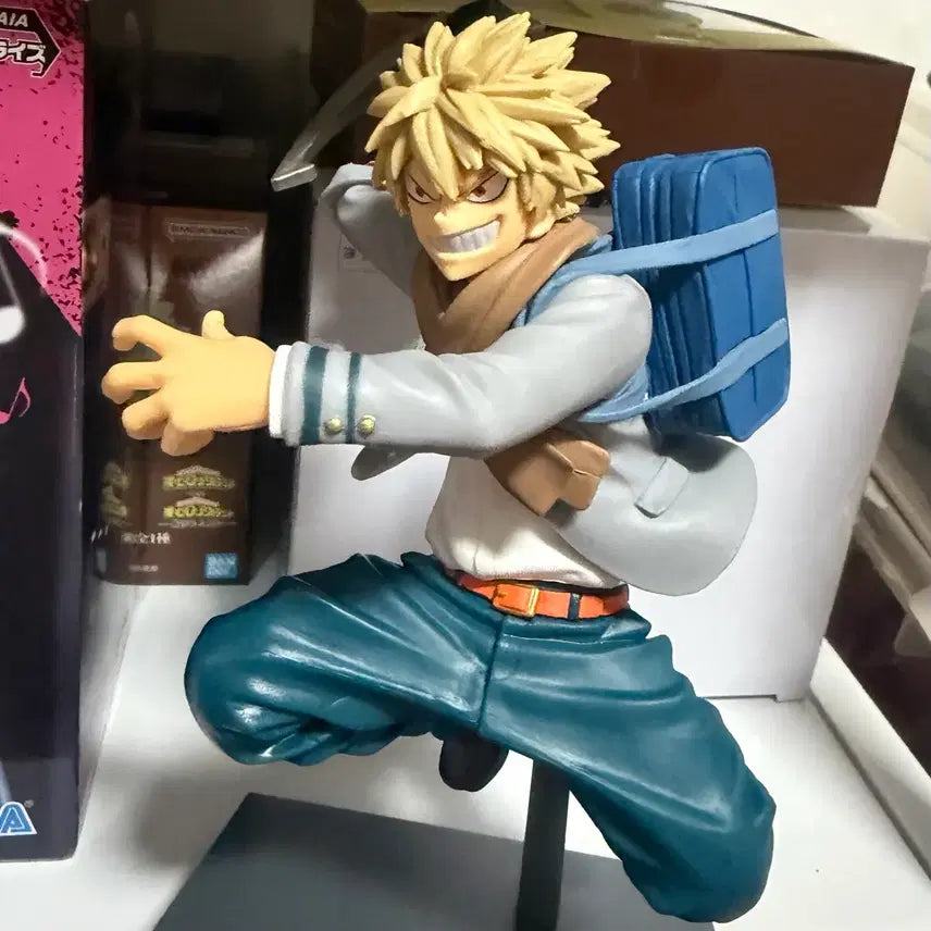 [BUNJANG] Banpresto My Hero Academia Katsuki Bakugo Bravegraph Figure / 히로아카 바쿠고 브레이프그래프 반프레스토 피규어 단순개봉전시