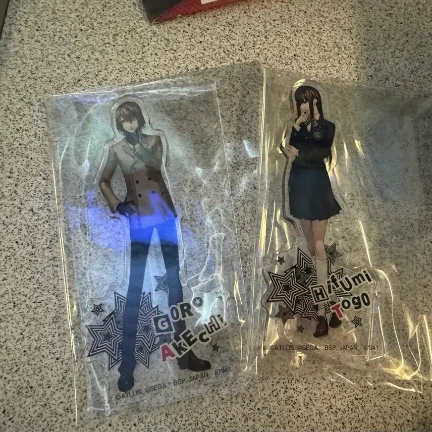 [BUNJANG] Persona 5 Akechi Goro &amp; Togo Futaba Acrylic Stand / 페르소나f 아케치 토코