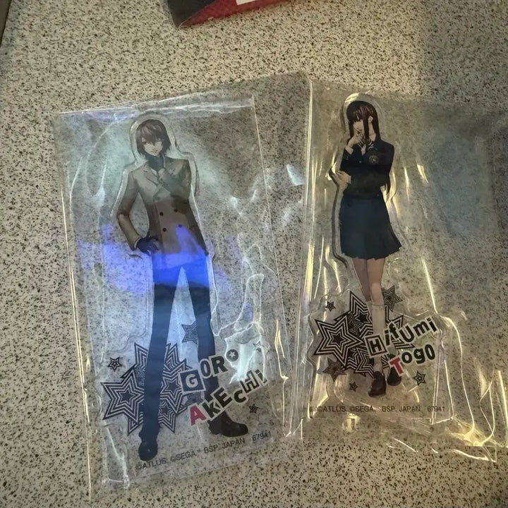 [BUNJANG] Persona 5 Akechi Goro &amp; Togo Futaba Acrylic Stand / 페르소나f 아케치 토코