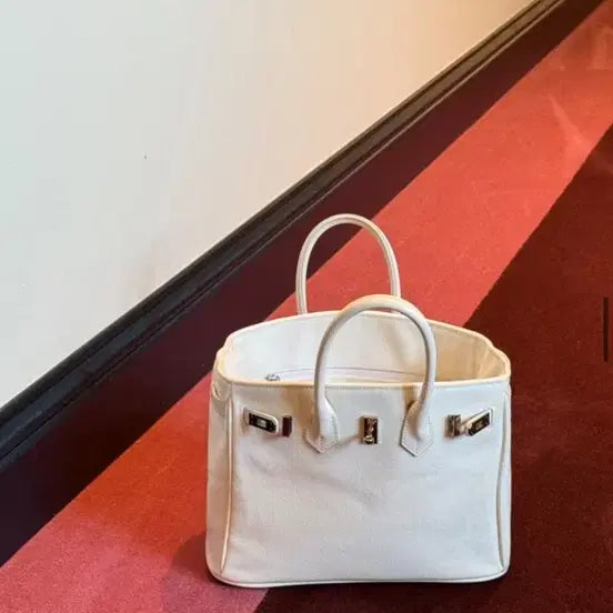 [BUNJANG] TheReum Jane 25 Canvas Bag with Chain / 더름 TheReum 제인25 캔버스백 + 체인