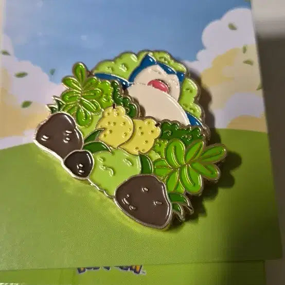[BUNJANG] Isak Toast x Pokémon Snorlax Badge / 이삭토스트 포켓몬 잠만보 뱃지