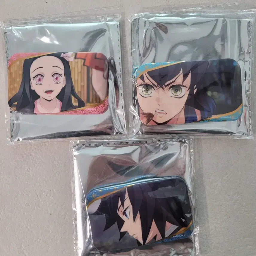 [BUNJANG] Aniplex Can Badge Set - Giyu, Nezuko, Inosuke / 기유,네즈코,이노스케 애니플렉스 캔뱃지