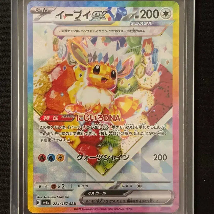 [BUNJANG] Pokemon Card Eevee EX 224/187 SAR / 포켓몬 카드 이브이 EX 224/187 SAR