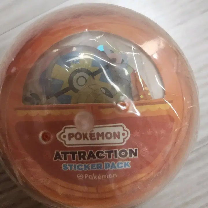 [BUNJANG] Pokemon Lotte World Attraction Sticker Pack - Orange, Nuao, Toa, Sandshrew / 포켓몬스터 롯데월드 어트랙션 스티커팩 오렌지 주황색 누오 토오 모래두지