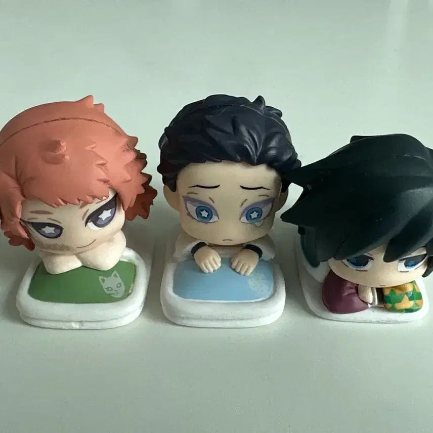 [BUNJANG] Demon Slayer: Kimetsu no Yaiba Onemutan Gacha Figures - Hakuji, Sabito, Giyu Bundle Set / (일괄) 귀칼 귀멸의 칼날 오네무탄 가챠피규어 하쿠지 사비토 기유