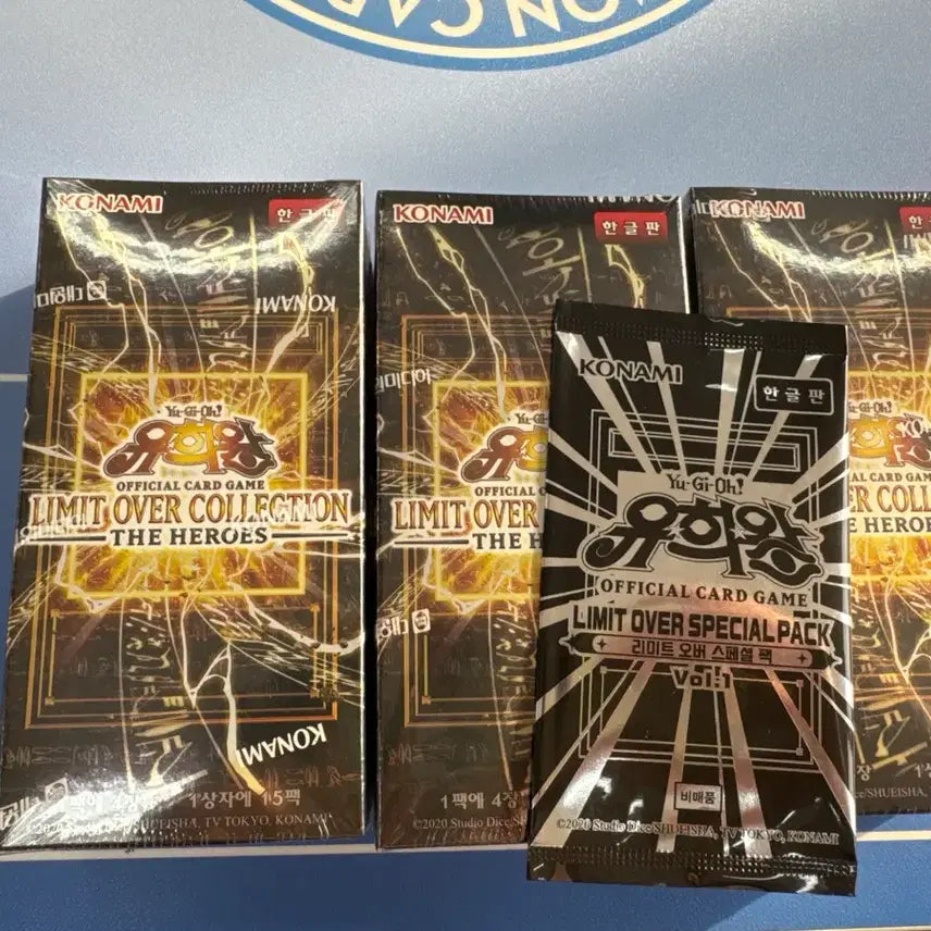 [BUNJANG] Yu-Gi-Oh! Limit Over Collection 3 Boxes + Promo Pack / 유희왕 리오컬 3박스 + 프로모