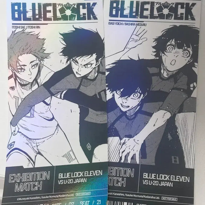 [BUNJANG] Blue Lock Pop-up Special Ticket Bundle Set / 블루록 팝업 특전 티켓 일괄