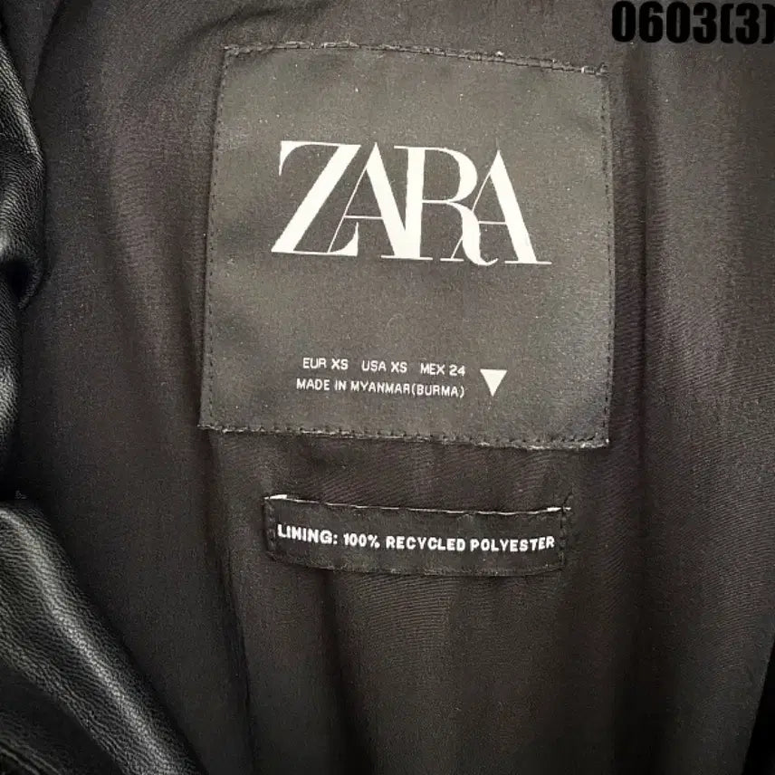 [BUNJANG] Zara Black Quilted Puffer Jacket XS / 자라 블랙 퀼팅 푸퍼 자켓 XS 0603