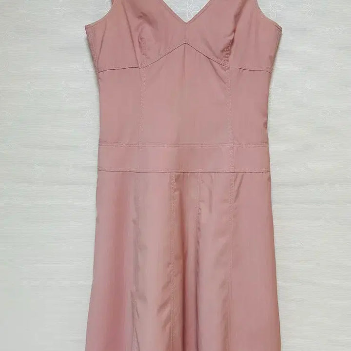 [BUNJANG] TIME 100% Summer Wool Baby Pink Midi Dress / 타임 핑크원피스