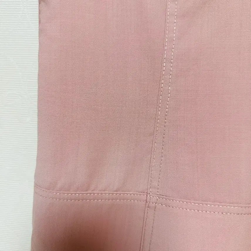 [BUNJANG] TIME 100% Summer Wool Baby Pink Midi Dress / 타임 핑크원피스