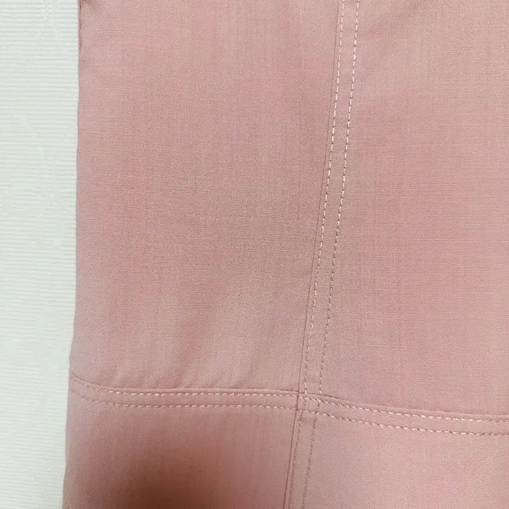 [BUNJANG] TIME 100% Summer Wool Baby Pink Midi Dress / 타임 핑크원피스
