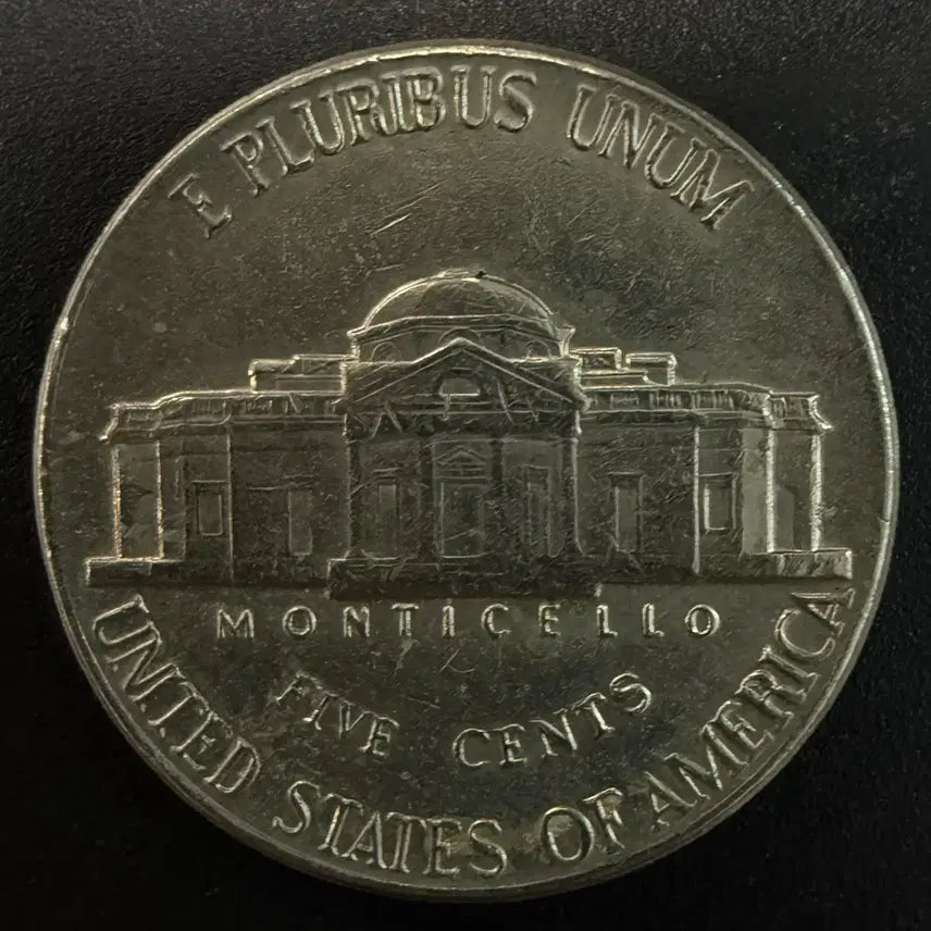 [BUNJANG] 1983 United States Jefferson Nickel Coin / 1983년 미국 제퍼슨 5센트 동전 w1650