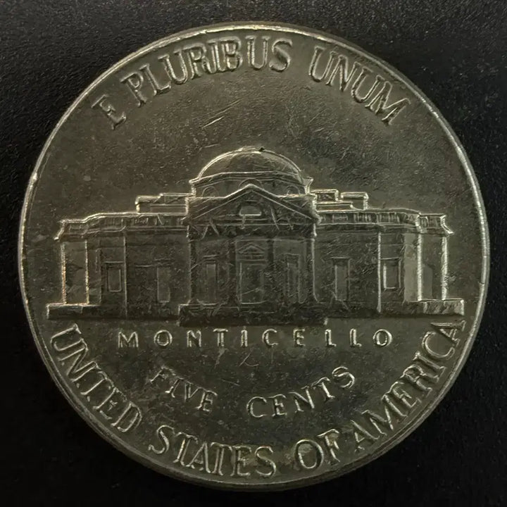 [BUNJANG] 1983 United States Jefferson Nickel Coin / 1983년 미국 제퍼슨 5센트 동전 w1650
