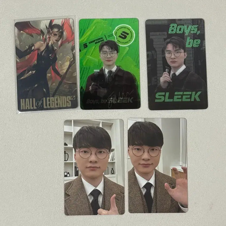 [BUNJANG] T1 Faker Photocard Bundle Set (7 pcs) / T1 페이커 포카 7장 일괄 판매