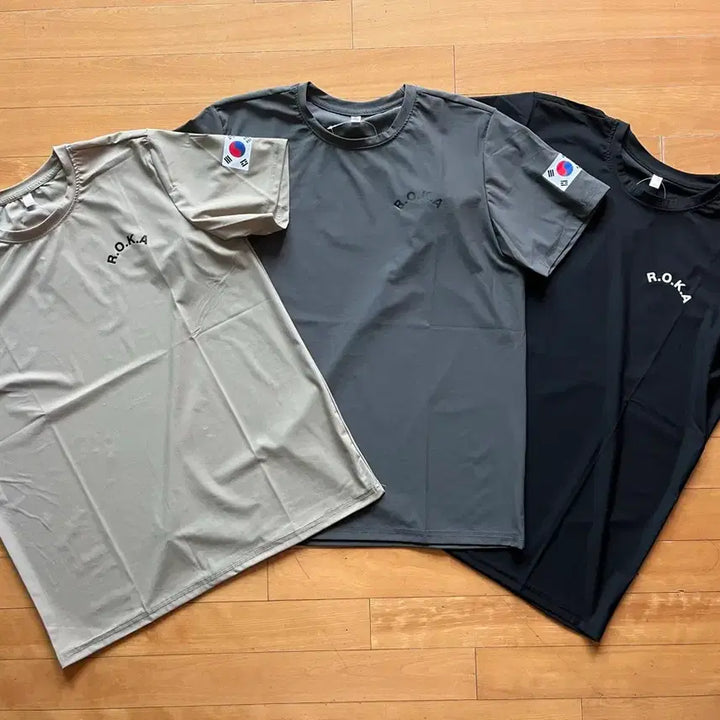 [BUNJANG] ROKA Korea Army T-Shirt Bundle Set (3 pcs) / ROKA 코리아 아미 반팔티 (3장일괄)