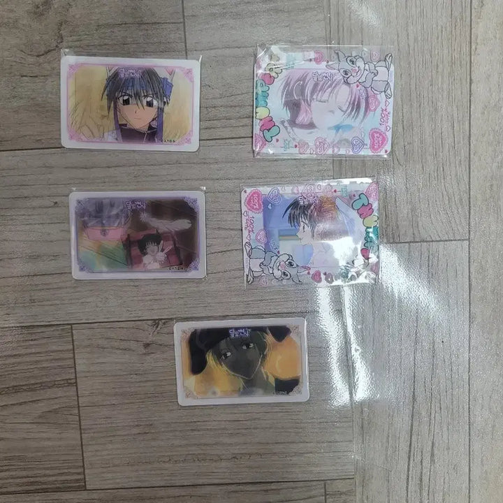 [BUNJANG] Kirarik Tomo 2 Type Package Set Lenticular Cards (5 pcs) / 달빛천사 키라키라토모 2종 패키지세트 렌티큘러 카드 5장 일괄 판매합니다