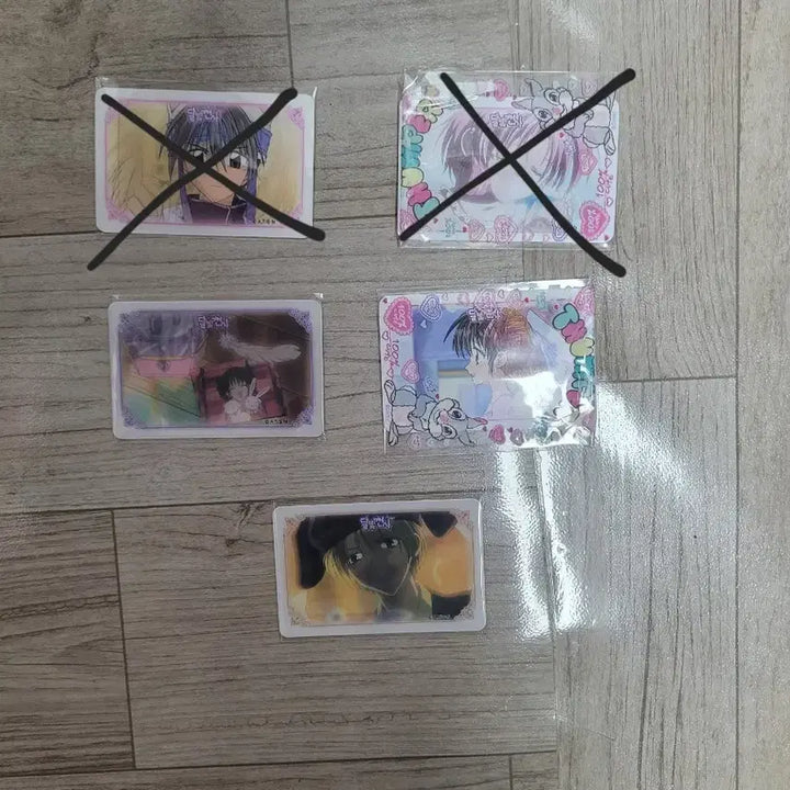[BUNJANG] Kirakira Tomo 2-Type Package Set Lenticular Cards (Set/Individual) / 달빛천사 키라키라토모 2종 패키지세트 렌티큘러 카드 3장 일괄,개별  판매합니다