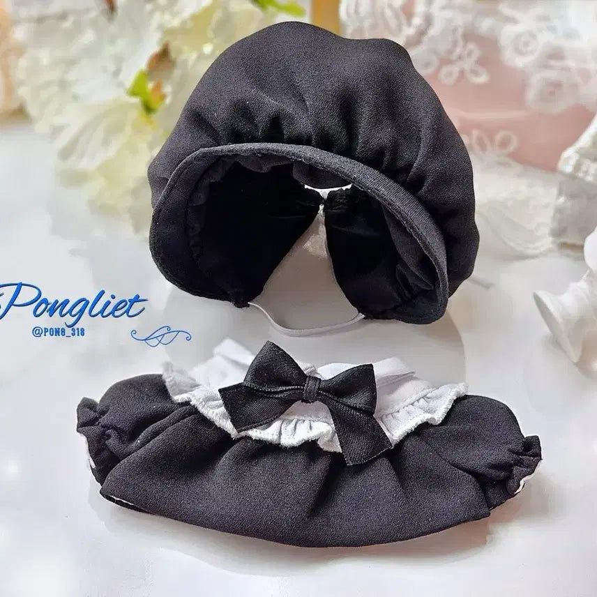 [BUNJANG] Pongriet 10cm Cotton Doll Clothes / 퐁리엣 블랙 10cm 솜인형옷