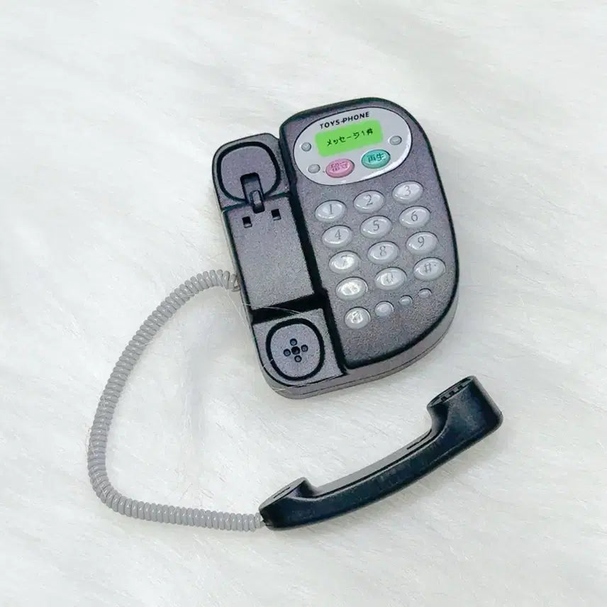 [BUNJANG] Toys Spirit Retro Miniature Rotary Phone / 전화기 미니어쳐 토이즈스피릿 녹음 가챠 레트로 블랙
