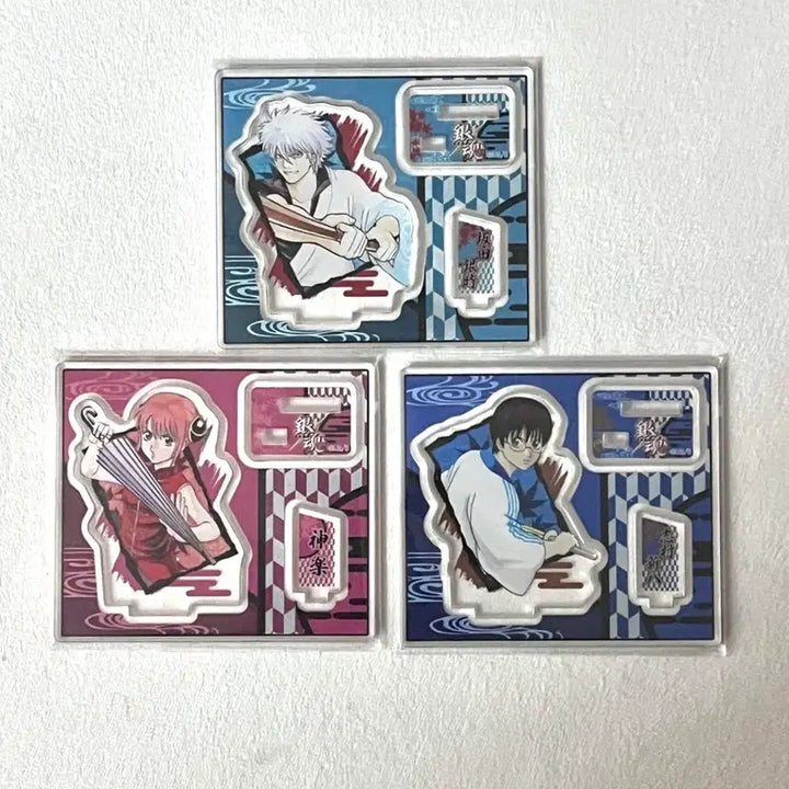 [BUNJANG] Gintama Gintoki Kagura Shinpachi Figure Acrylic Stand / 은혼 긴토키 카구라 신파치 피겨아크릴 피규어