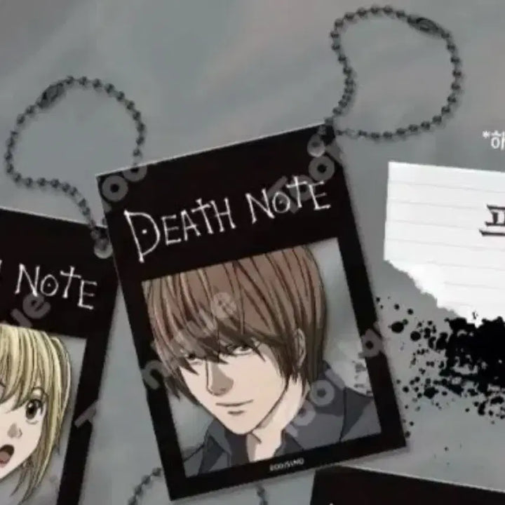 [BUNJANG] Death Note Laito &amp; Ryuk Framed Acrylic Keyring / [데스노트] 투니크 콜라보 카페 프레임 아크릴 키링 (라이토, 류크)