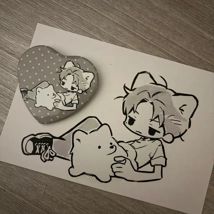 [BUNJANG] NCT Jeno Birthday Cafe Pin Badge Lucky Draw / 엔시티 제노 생카 핀뱃지 럭드