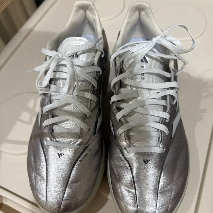 [BUNJANG] Adidas Copa Pure4 TF Cleats Silver 255mm / 코파 퓨어4 프로 tf 은색 255 s급 8만 급처