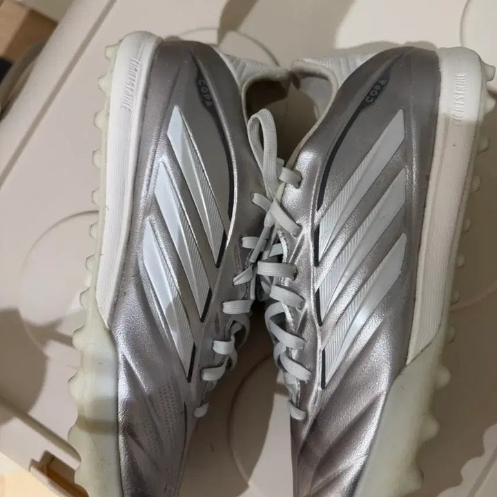 [BUNJANG] Adidas Copa Pure4 TF Cleats Silver 255mm / 코파 퓨어4 프로 tf 은색 255 s급 8만 급처