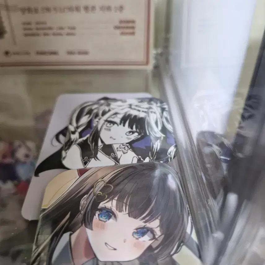 [BUNJANG] Stella Live Shirayuki Hina Acrylic Stand &amp; Badge Set / 스텔라이브 시라유키 히나 아크릴&amp;뱃지