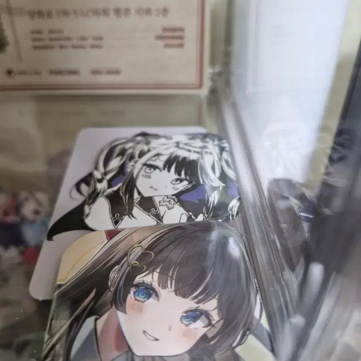 [BUNJANG] Stella Live Shirayuki Hina Acrylic Stand &amp; Badge Set / 스텔라이브 시라유키 히나 아크릴&amp;뱃지