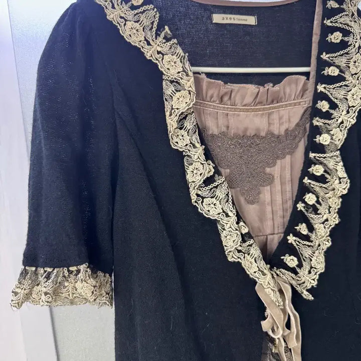 [BUNJANG] Axixfarm Layered Dress Gothic Antique / (착샷)엑시즈팜 레이어드 원피스 고스 고딕 앤틱 라떼갸루
