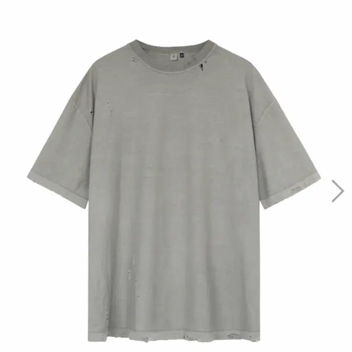 [BUNJANG] Politeur Reverised 1/2 T-Shirt Hard Damaged Version Vintage Gray / [3] 폴리테루 리버스드 1/2 티셔츠 하드 데미지드 버전 빈티지 그레이