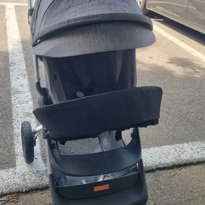 [BUNJANG] Stokke Trailz Stroller Grey / 스토케 트레일즈 유모차 그레이