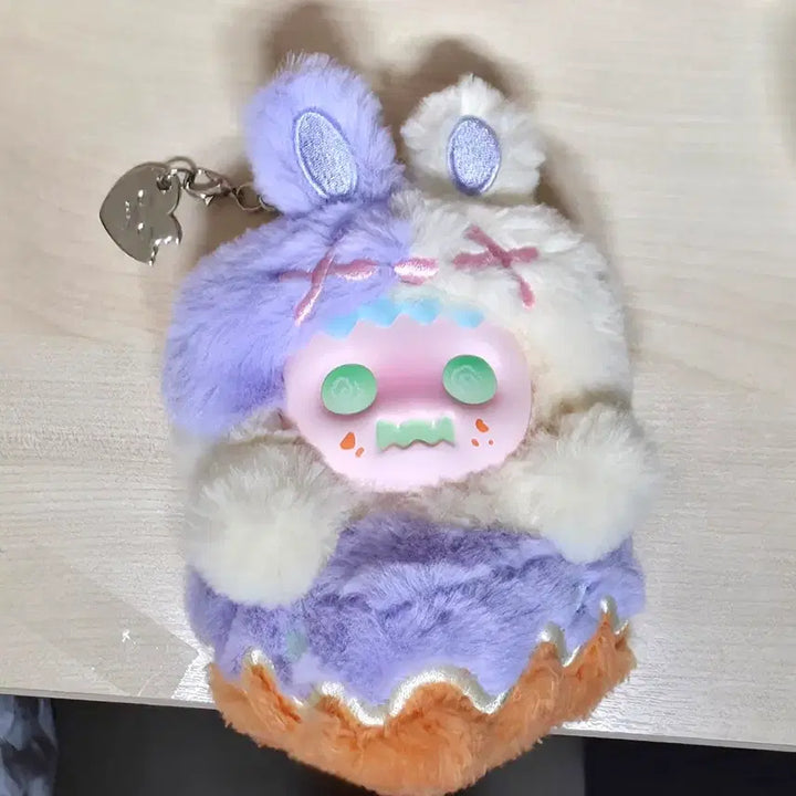 [SOLD OUT] [일괄 판매] 신우 작가님 디저트 고스트베어 햄버거 인형 마스코트 키링
