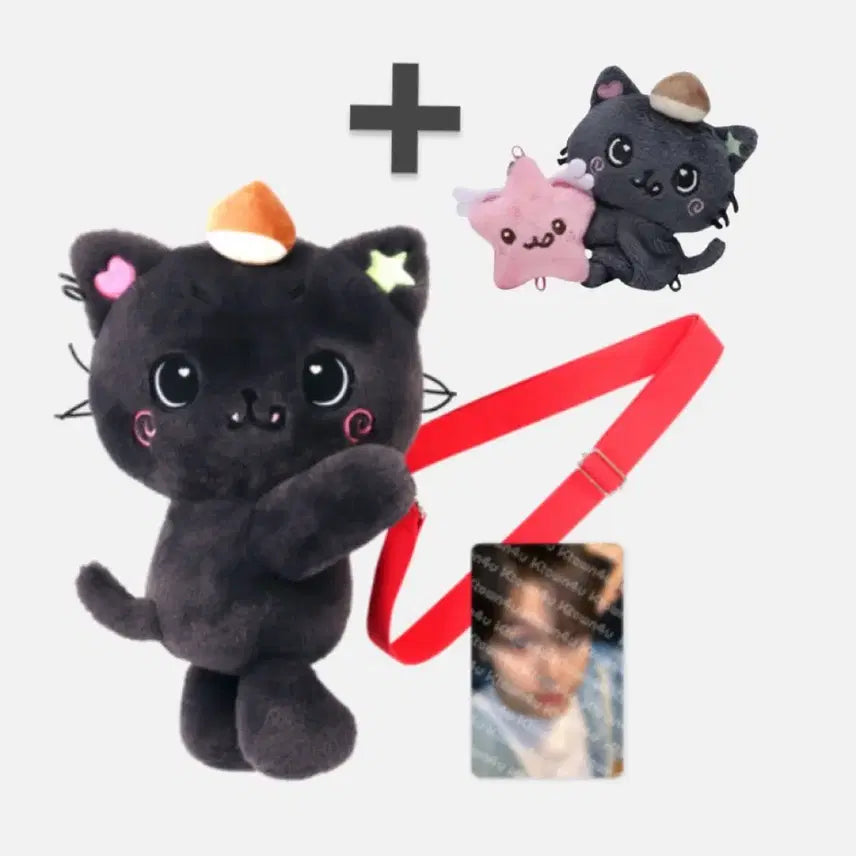 [BUNJANG] NCT WISH KuRi Mini Doll Keyring &amp; Bag Bundle Set / 엔시티위시 쿠리 미니 돌 키링 + 가방  일괄판매