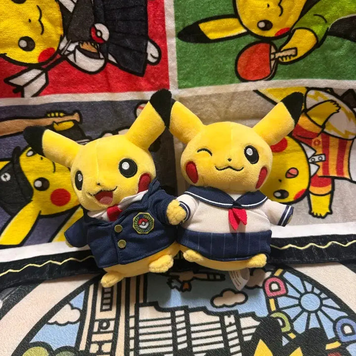 [BUNJANG] Pokemon Pikachu School Uniform Set Plush / 포켓몬스터 피카츄 교복세트