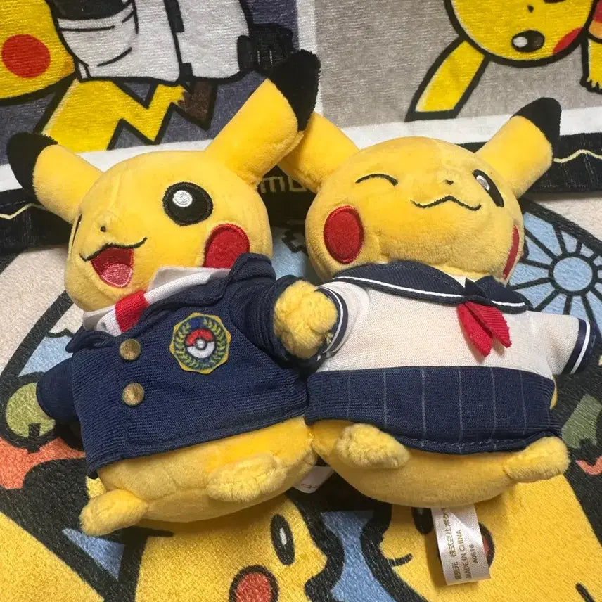 [BUNJANG] Pokemon Pikachu School Uniform Set Plush / 포켓몬스터 피카츄 교복세트