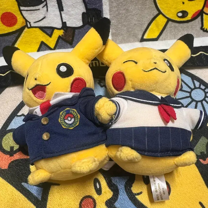 [BUNJANG] Pokemon Pikachu School Uniform Set Plush / 포켓몬스터 피카츄 교복세트