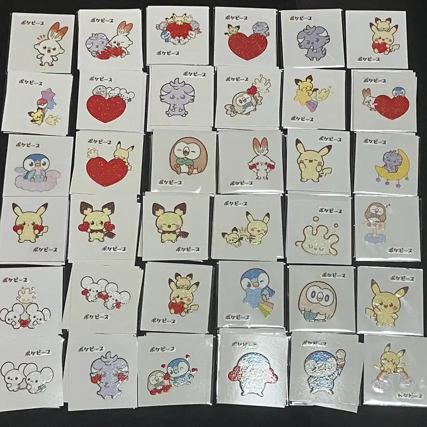 [BUNJANG] Pokemon Bread Stickers (Tteubtteubiseal) - Individual Sale / 일판 포켓몬 띠부띠부씰, 포켓피스 띠부띠부씰, 포켓피스 띠부씰 판매해요