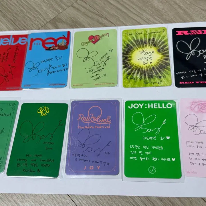 [BUNJANG] Red Velvet Joy Photocard Collection / 레드벨벳 조이 포카 앨범포카 싸이코 퀀덤 빨간맛 등