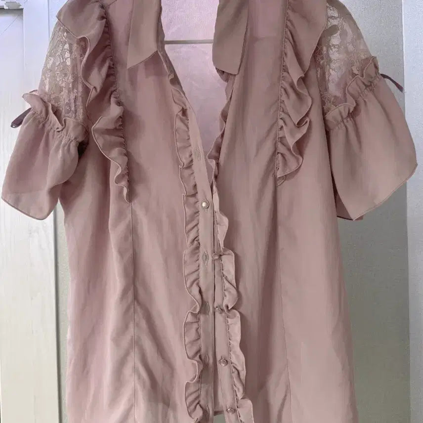 [BUNJANG] Axis Farm Hime Gyaru Strawberry Milk Blouse / 엑시즈팜 히메갸루 지뢰계 양산형 딸기우유 블라우스