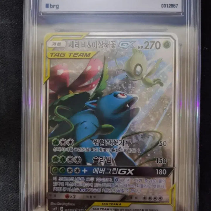 [BUNJANG] Pokemon Card Celebi &amp; Venusaur GX Special Illustration / 포켓몬카드 세레비&amp;이상해꽃 GX 특일