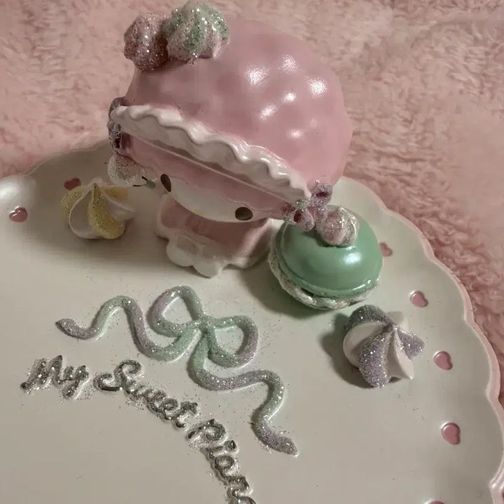 [BUNJANG] Sanrio My Sweet Piano Meringue Party Plate / 산리오 마이스윗피아노 머랭파티 접시